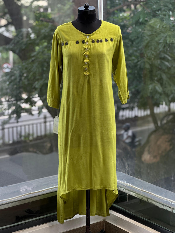 Green Tassels Tunic