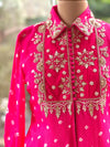 Pink Bandhej Palazzo Set