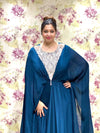Navy Blue Kaftan Gown