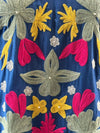 Blue Embroidered Mul Tunic