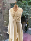 Cream Shimmer Gown