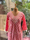 Peach Embroidered Tunic