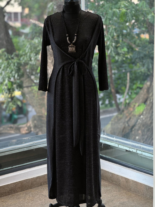 Black Shimmer Tunic