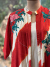 Red Tye Dye Jacket Set