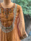 Dull Gold Glass Tissue Suit