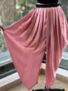Pink Embroidered Cape Set