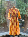 Pure Cotton Color Block Printed Kurta Set