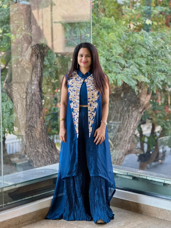 Blue Crush Palazzo Set