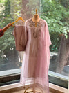 Mauve Glass Tissue Suit