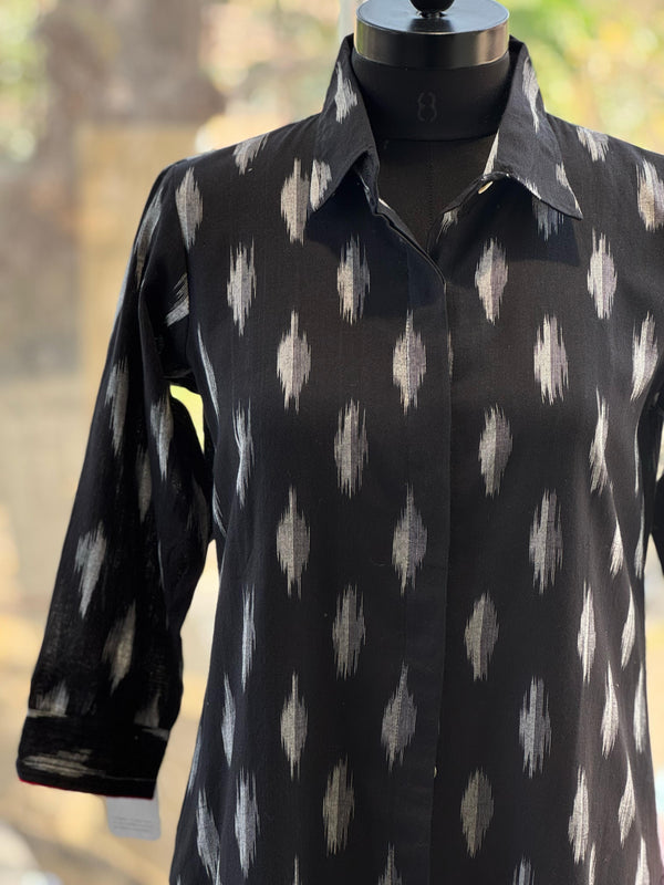 Black Ikkat Co Ord
