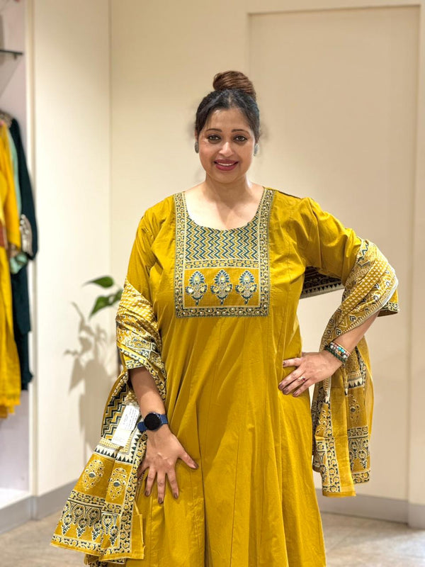 Mustard Suit Set