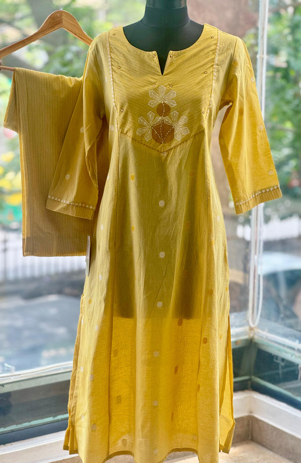 Yellow Yolk Neck Co Ord