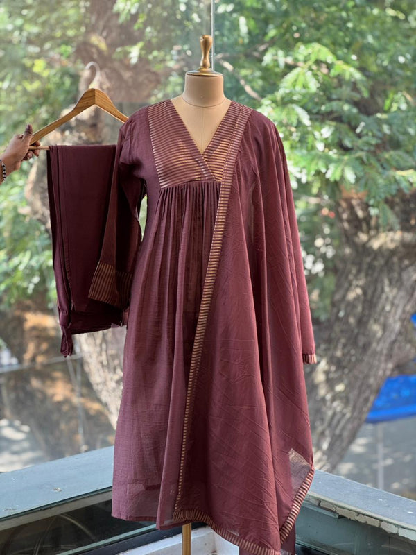 Brown Mul Suit