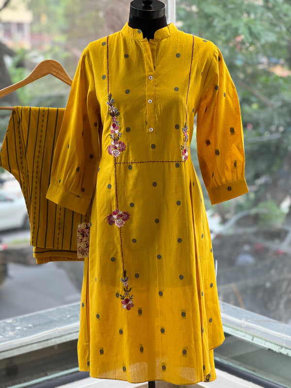 Yellow Polka Dot Co Ord