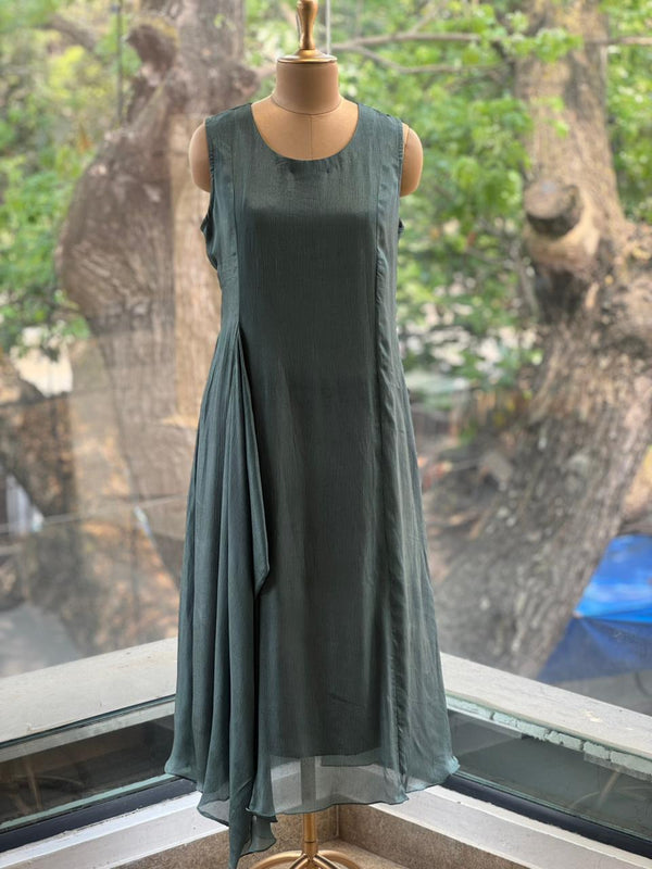 Green Tissue Jacket Set