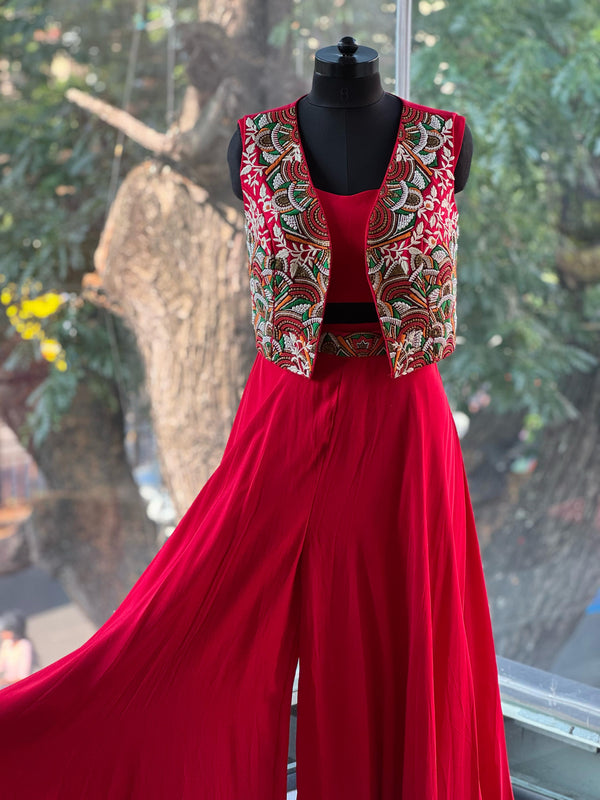 Red Jacket Set