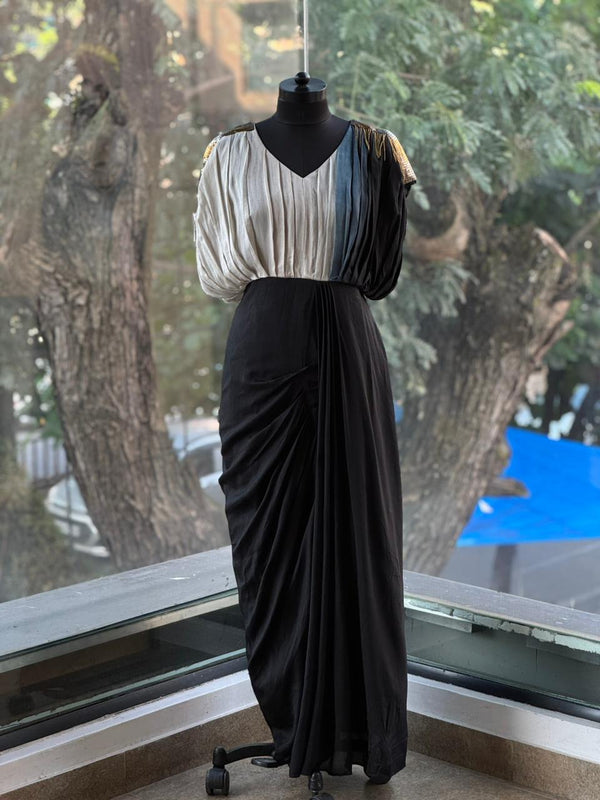 Black Cowl Dress