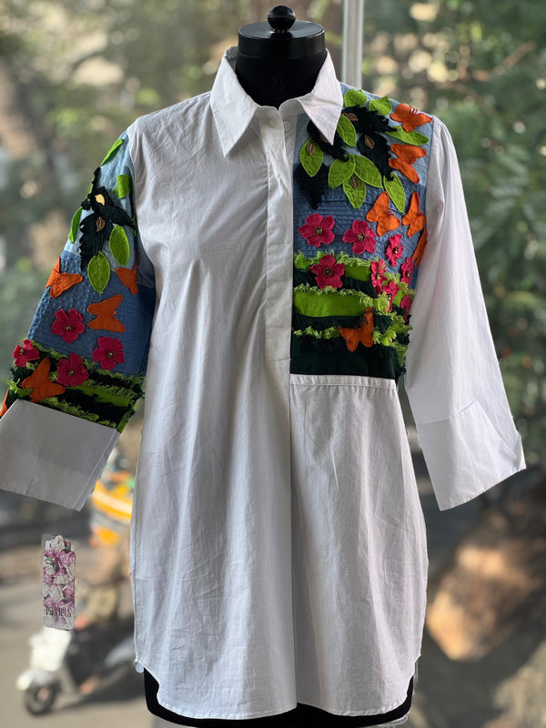 White Patch Work Co Ord