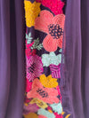 Purple Intricate Work Gown