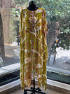 Green Floral Kaftan Co Ord
