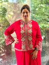 Red Skirt Set
