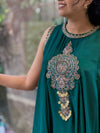 Green Skirt Set