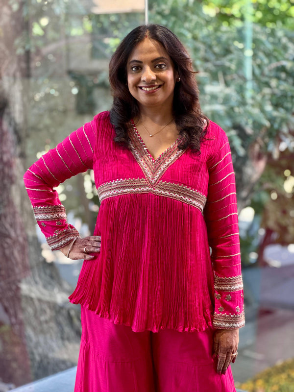Pink Crush Palazzo Set
