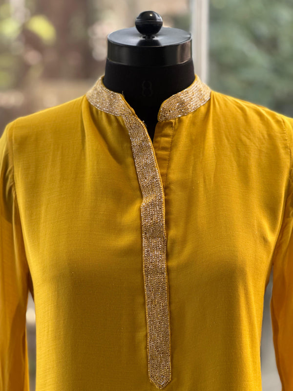 Yellow Hand Work Co Ord
