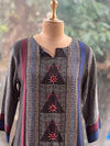 Black Printed Dupatta Set
