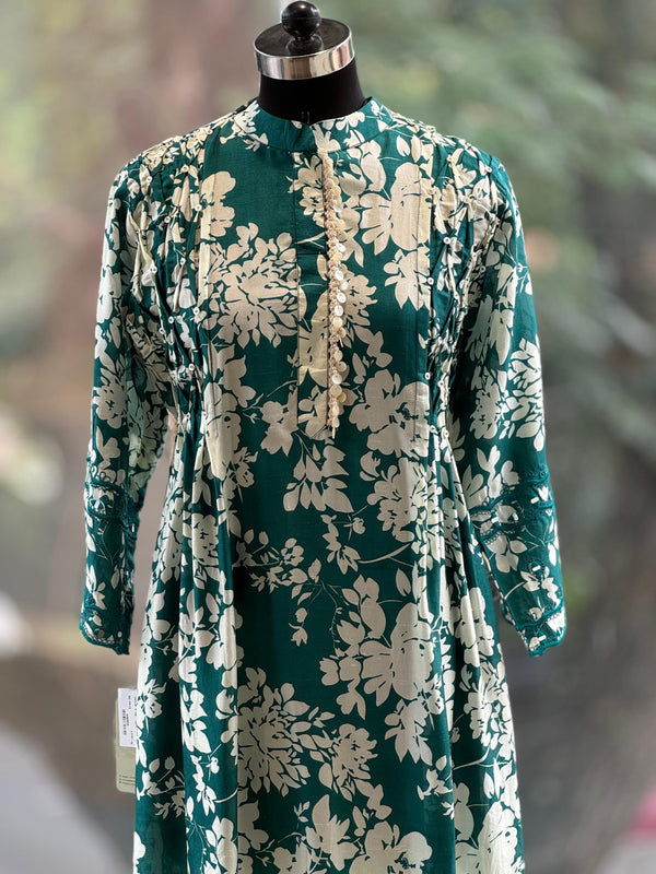 Green Printed Co Ord