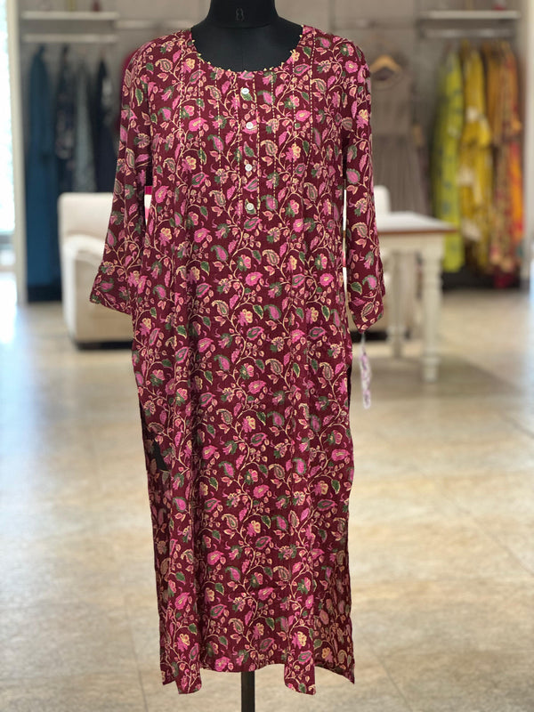 Maroon Tunic
