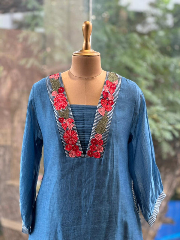 Blue Mul Co Ord