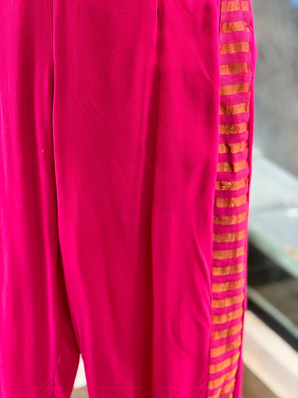 Pink Cowl Neck Co Ord