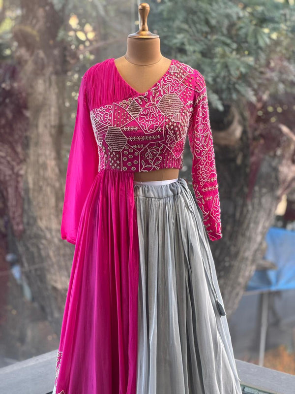 Pink Skirt Set