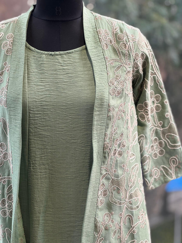 Green Jacket Set