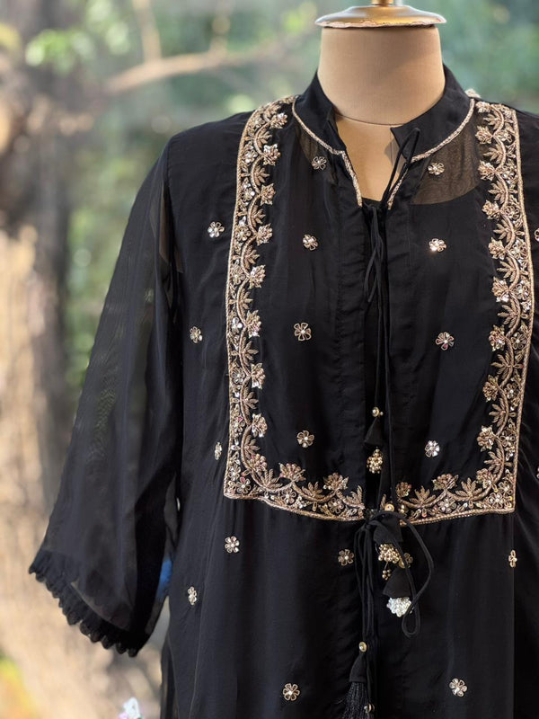 Black Jacket Style Co Ord