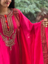 Pink Organza Suit