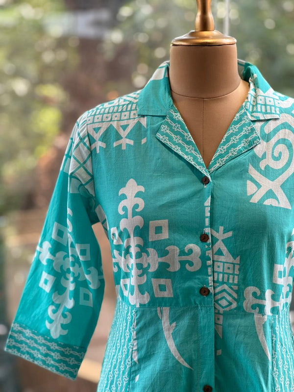 Aqua Blue Tunic
