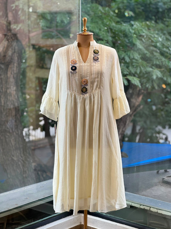 Half White Mul Tunic