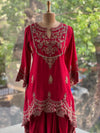 Reddish Maroon Skirt Set