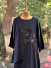 Navy Blue High Low Co Ord