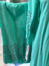 Sea Green Mul Dupatta Set