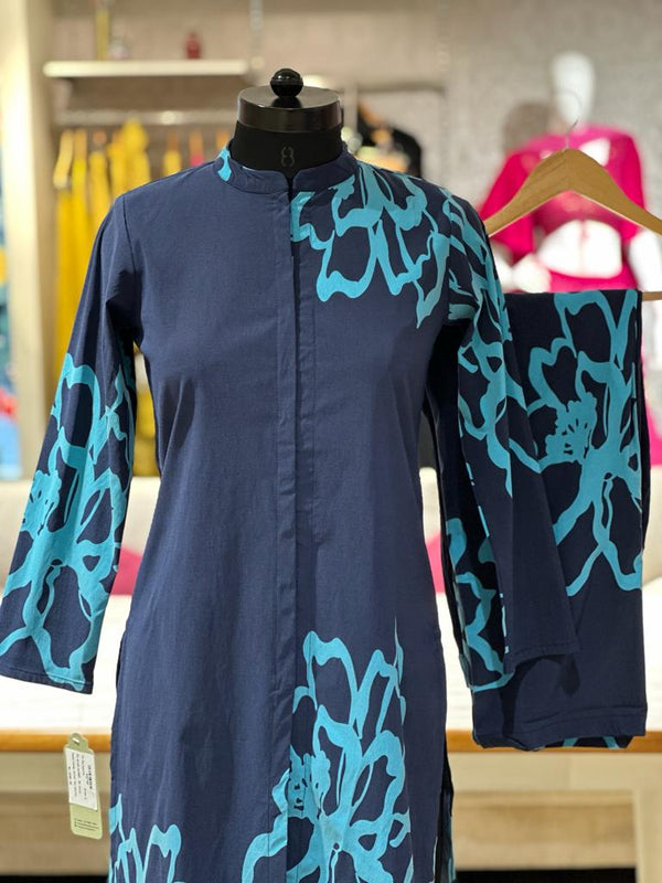 Blue Printed Co Ord