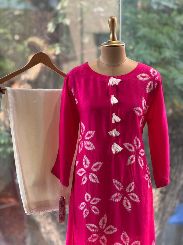 Pink And White Co Ord Set