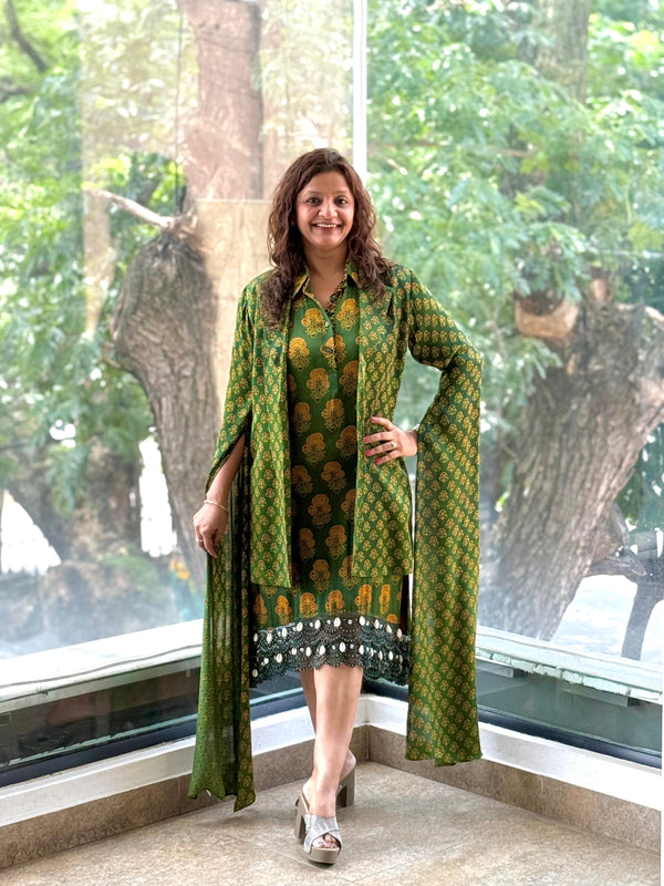 Green Blazer Set