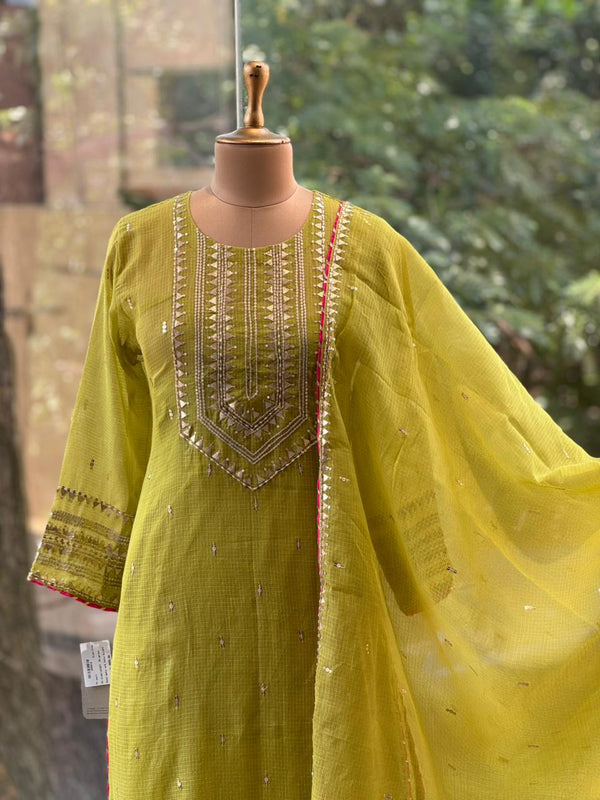 Fluorescent Green Kota Suit