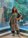 Green Kaftan Co Ord Set