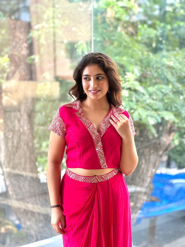 Pink Skirt Set