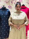 Green Embroidered Suit Set