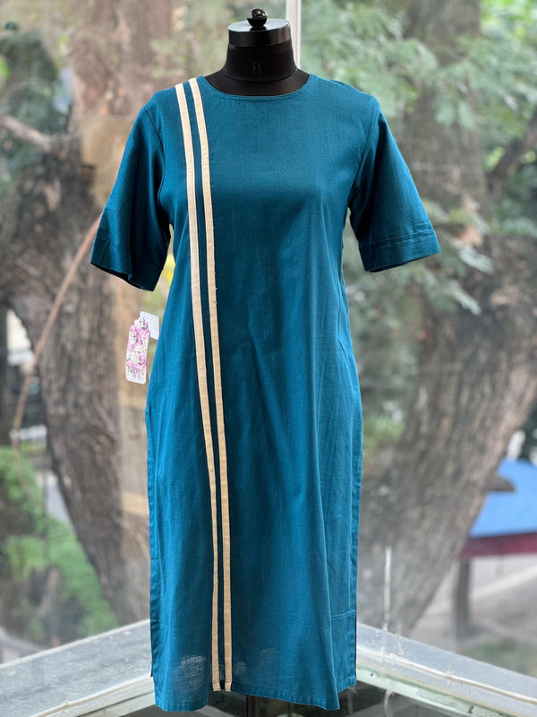 Blue White Strep Co Ord
